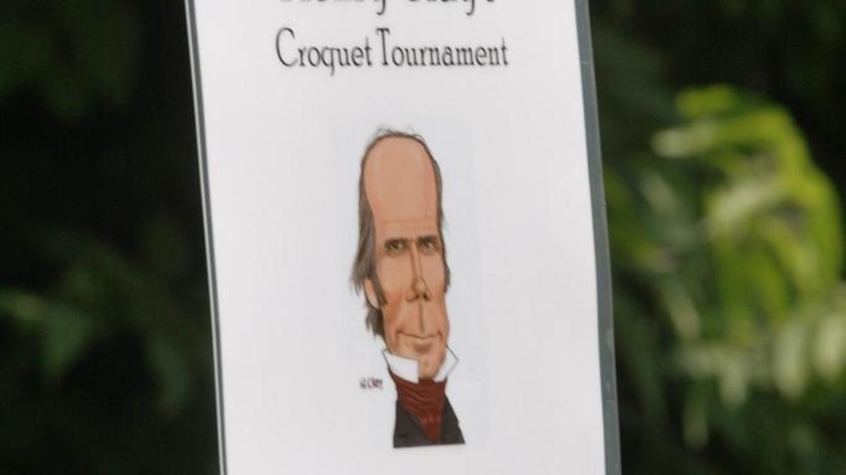 The seventh annual Croquet Tournament will begin at 1 p.m. Oct. 1 at Ashland, the Henry Clay Estate, 120 Sycamore Road.