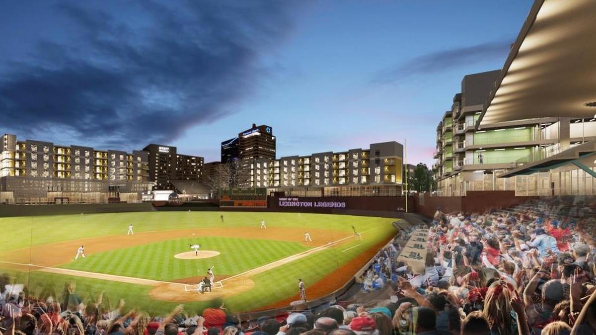 A baseball stadium is part of the concept for High Street development in what is now the Rupp Arena parking lot.