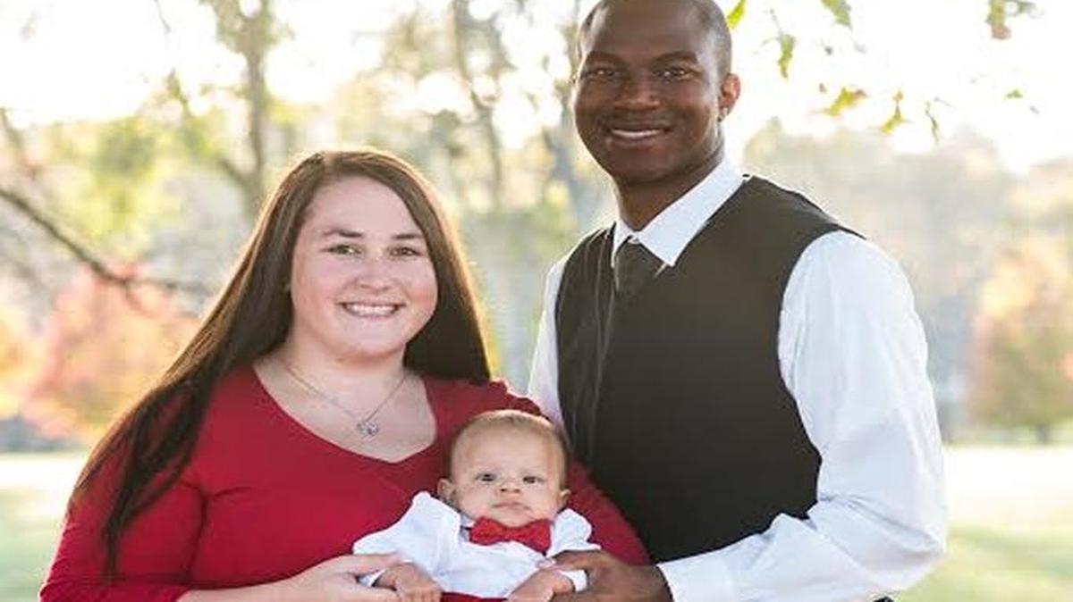 Jordan and Dion Sanders held their infant son, Elijah, whose twin sister, Amiah Mae, was stillborn. The couple have formed the Amiah Mae Foundation and will host the foundation’s first fundraiser at the Lansdowne Club on Thursday.