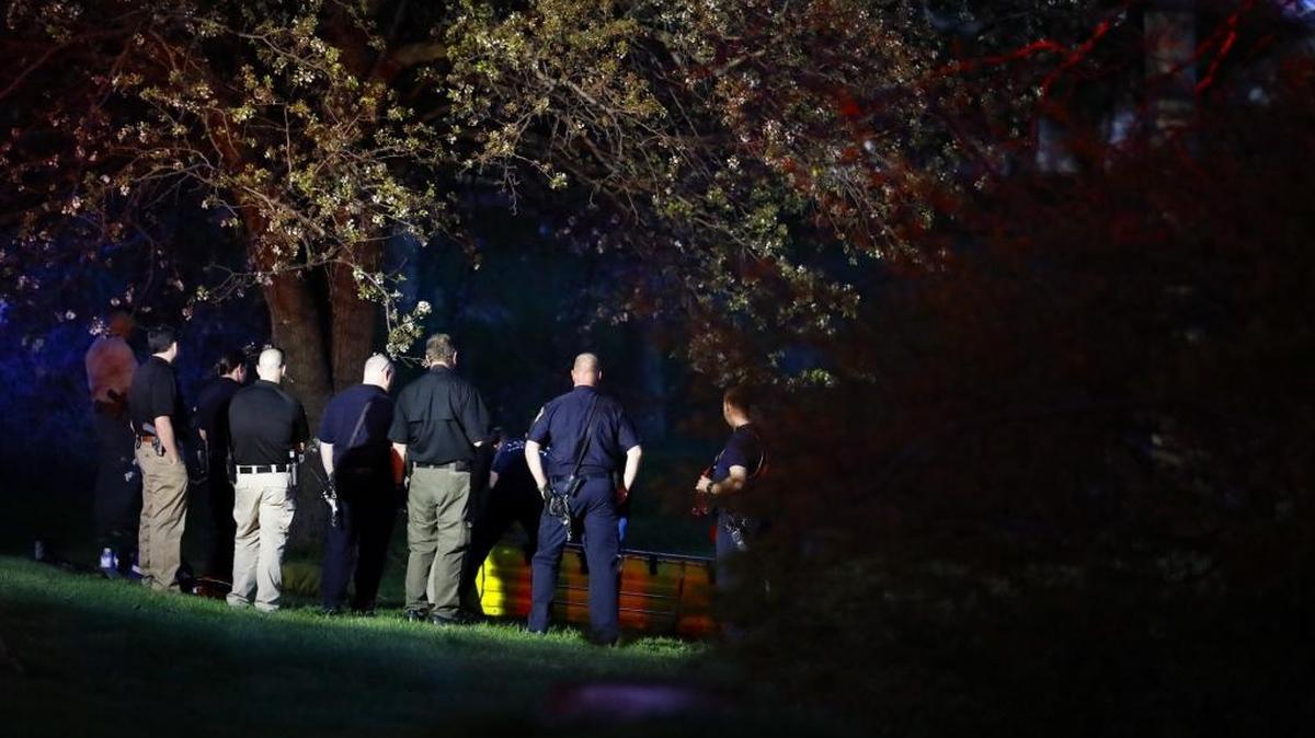 Emergency personnel responded to the scene after the body of a man was found in reservoir #1 Thursday along Richmond Road in Lexington.
