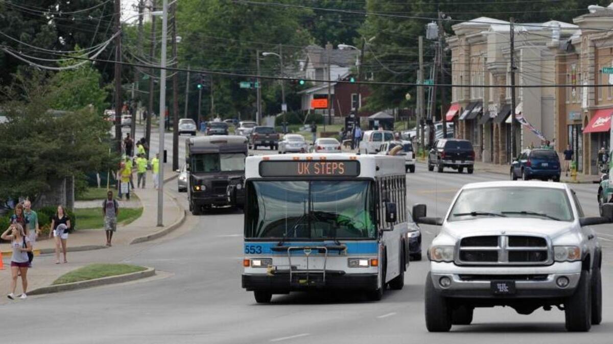 University of Kentucky students, faculty and staff ride any Lextran route free of charge as part of a deal with UK. A single ride fare for others is $1.