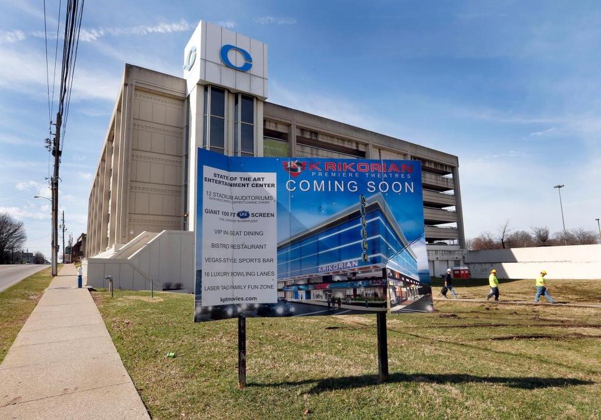 The Lexington Center Corporation wants to create a special taxing district to help lure a developer to build a parking garage, hotel and retail and restaurant space on the High Street parking lot. The prospective TIF district includes the 10-screen Krikorian theater.