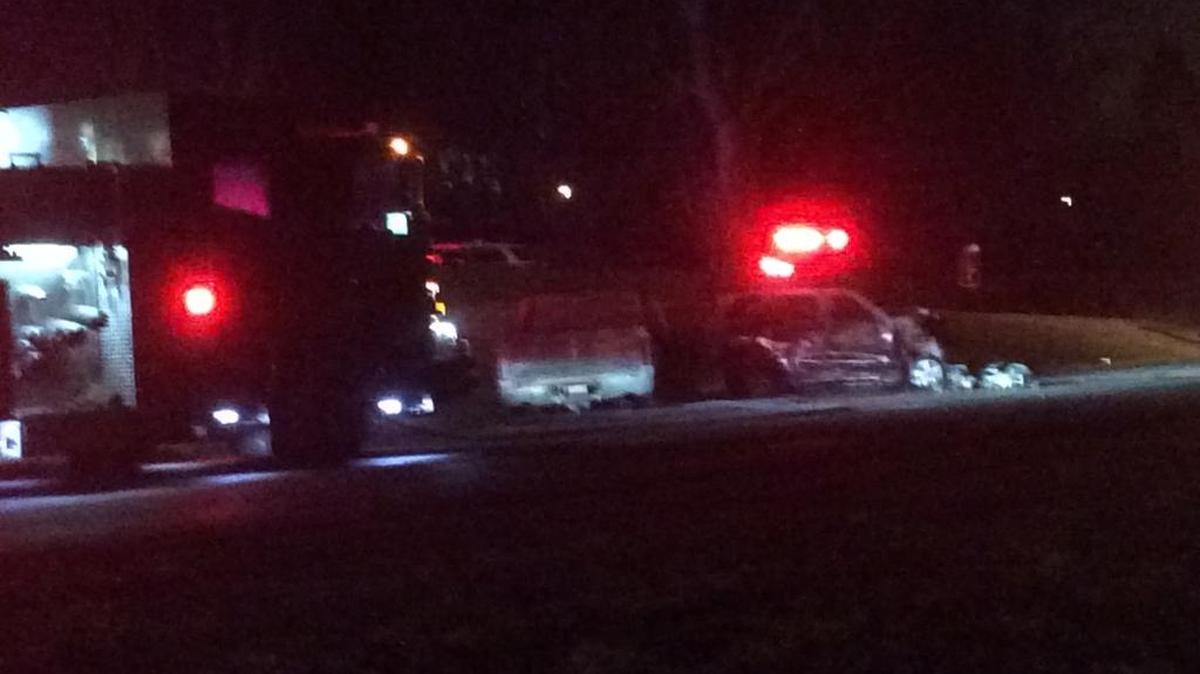 Police and firefighters responded to a fiery head-on crash on Paris Pike in Lexington Tuesday night.