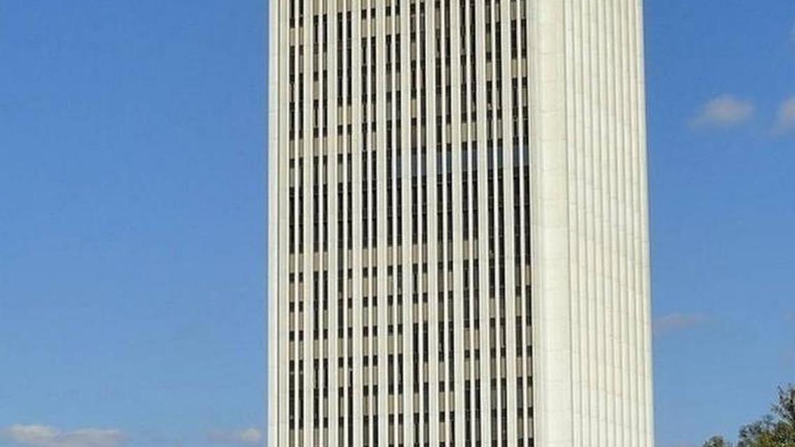 File photo of the Capital Plaza Tower in downtown Frankfort, Ky.