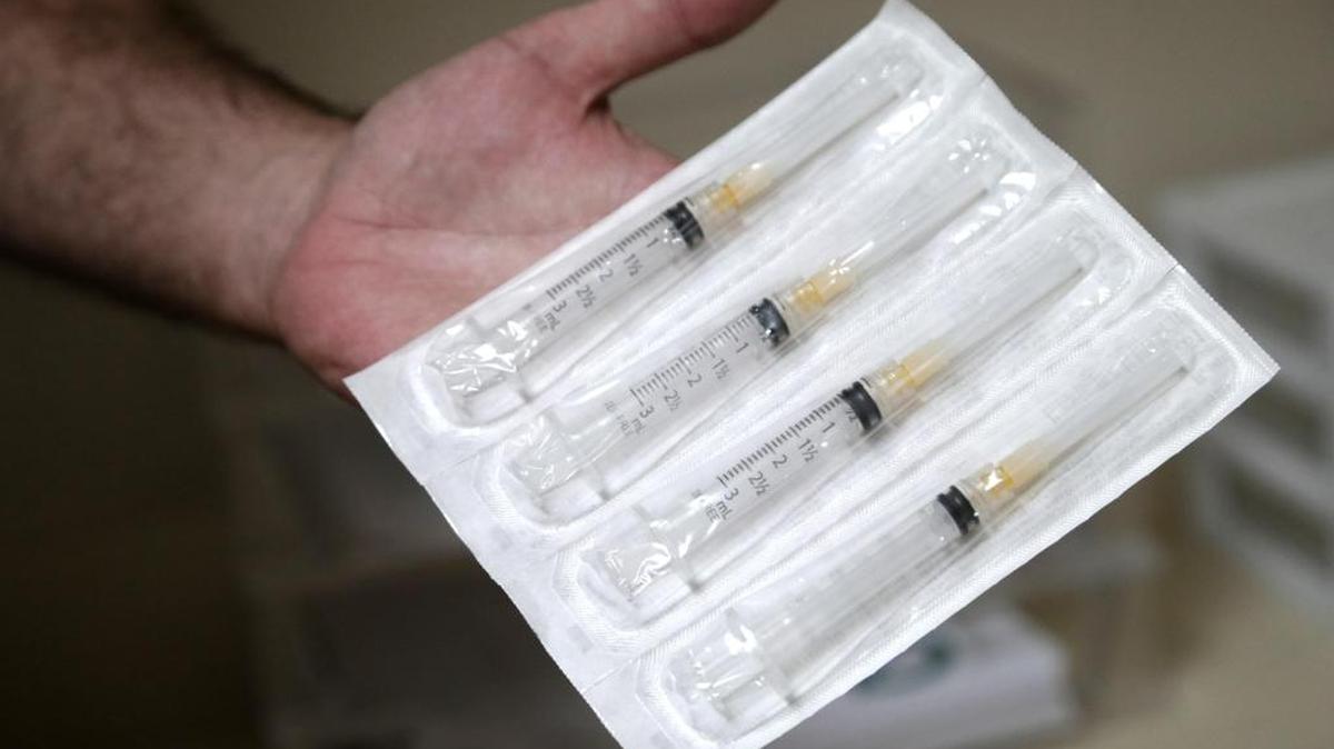 Lexington’s needle-exchange program provides needles such as these.