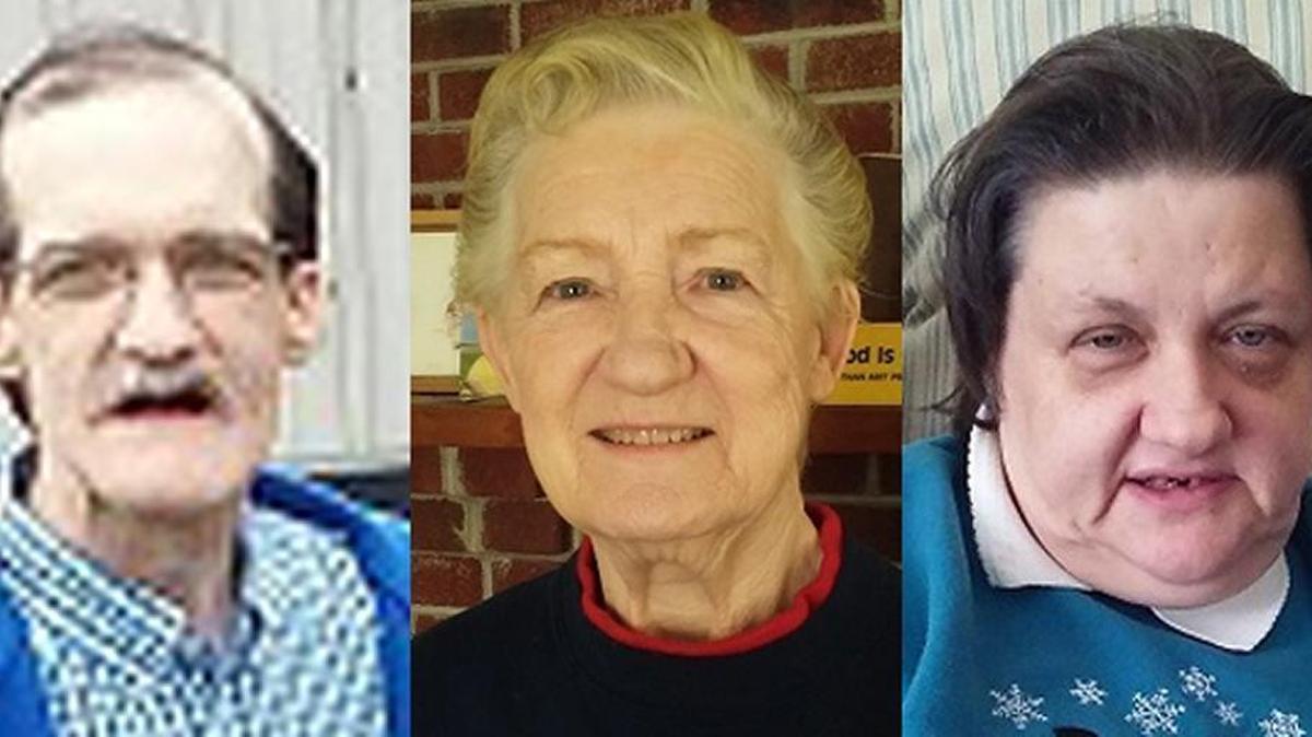 From left, Robert George Janicki, Sandra Diane Webster and Patricia Ann Janicki.
