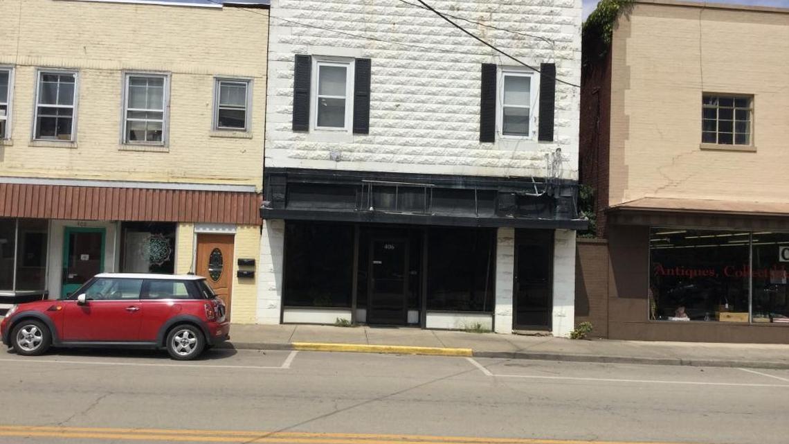 The white building with black shutters on Chestnut Street in Berea is the Oklevueha Native American Church of the Peaceful Mountain Way. This photo was taken in September 2016, shortly after a woman collapsed there the previous month. She was pronounced dead at a Berea hospital.