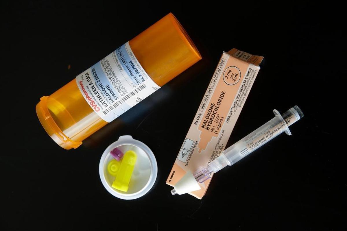 A nasal administered dose of Narcan.