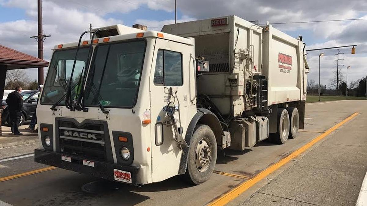A garbage truck hit a Scott County school bus Wednesday afternoon. No students were injured.