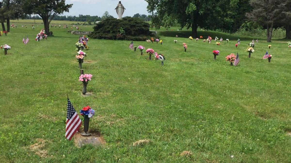 Crestlawn Cemetery, south of Georgetown.