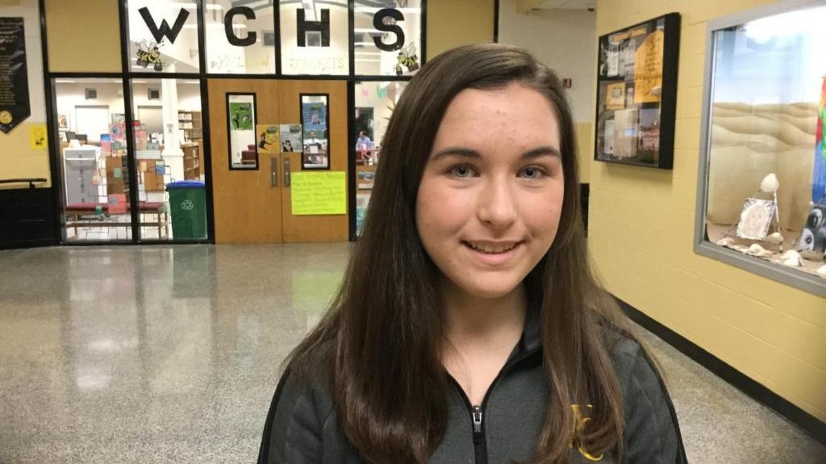 Maggie Sunseri, 16, a junior at Woodford County High School, sought changes in the dress code.