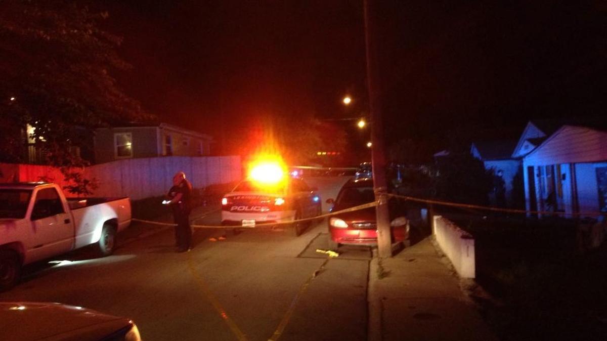 Police responded Monday night to a shooting on Anderson Street in Lexington.