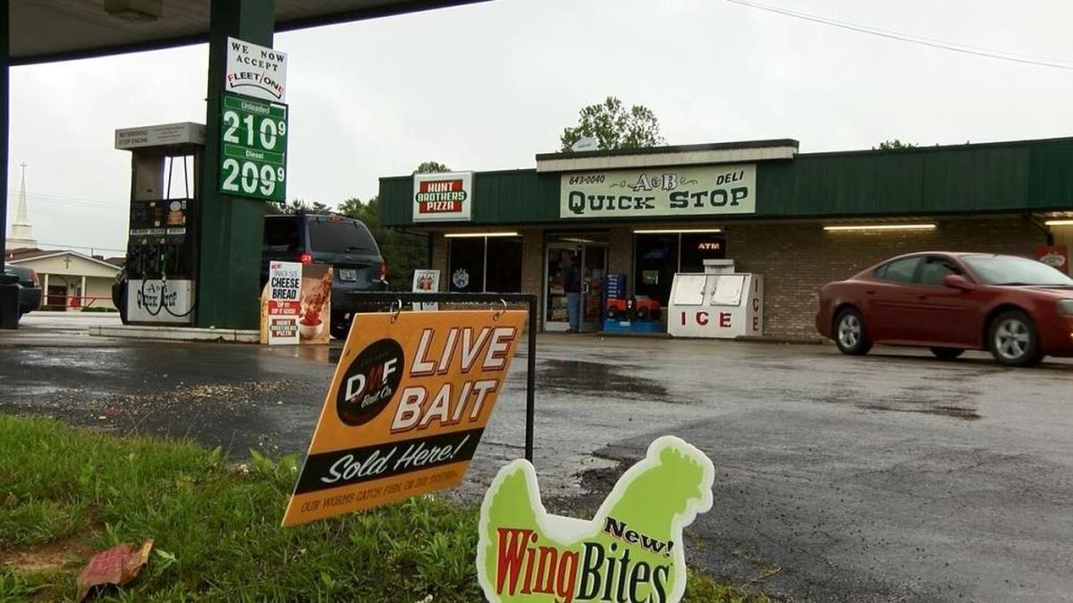 The A & B Quick Stop in East Bernstadt.