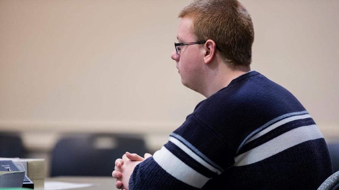 Gabriel Parker appeared in Marshall County Circuit Court at the Marshall County Judicial Building in Benton, Ky., Monday, March 12, 2018. Parker is accused of killing two of his classmates at Marshall County High School and wounding 14 others during a shooting on Jan. 23.