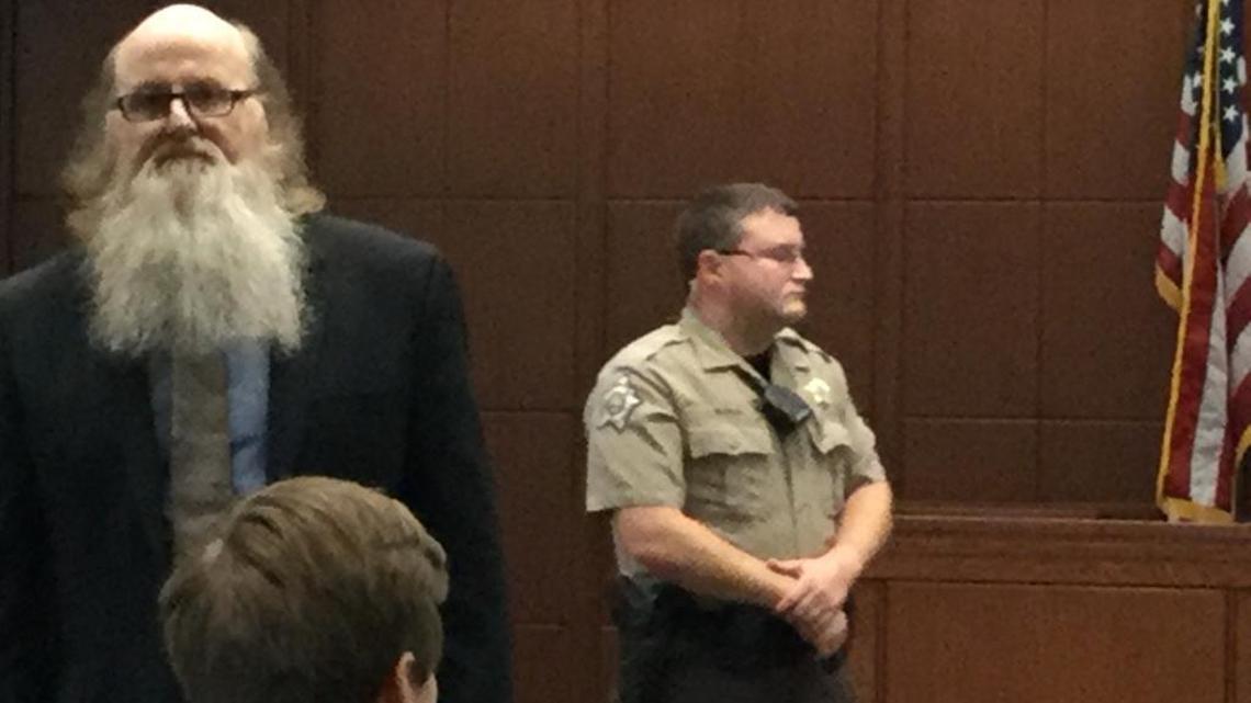 Paris Charles, now 60, left, was found guilty of murdering Goldia Massey, 50, and abusing her corpse. The jury recommended 35 years for the killing and a year for abuse of the corpse.