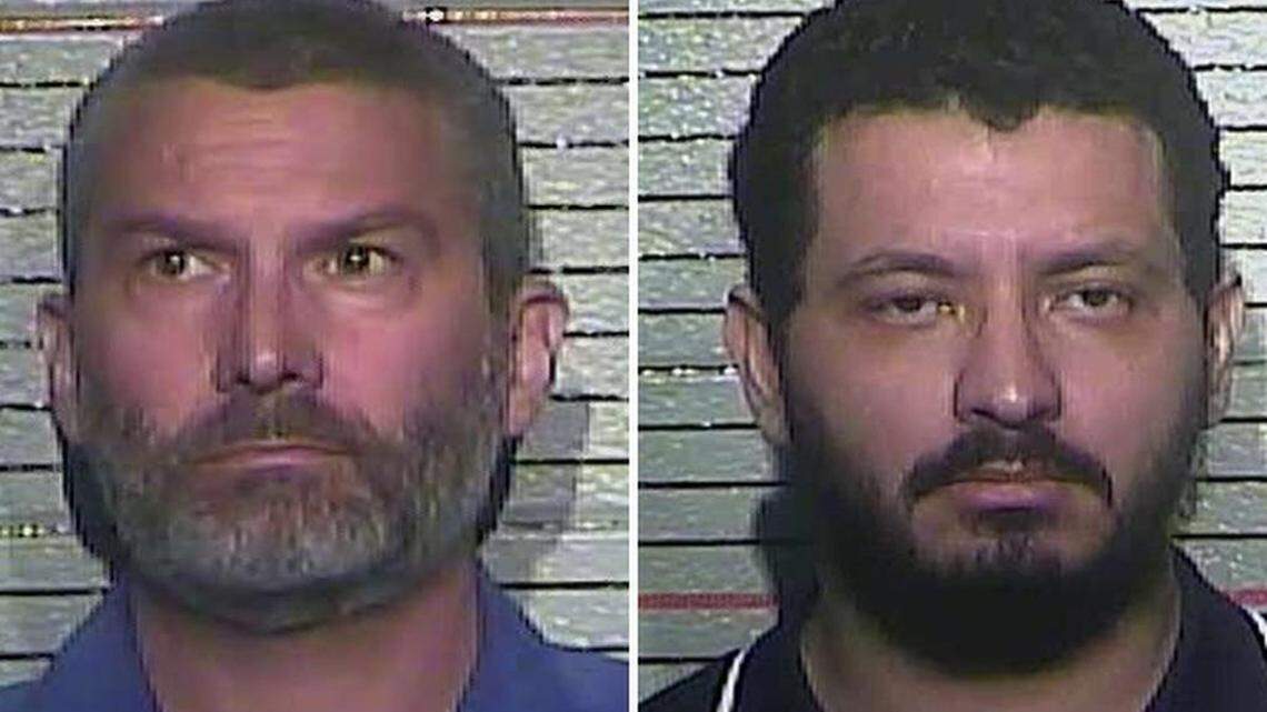 David James Brown, left, and Anwar Gamal Mohamed.