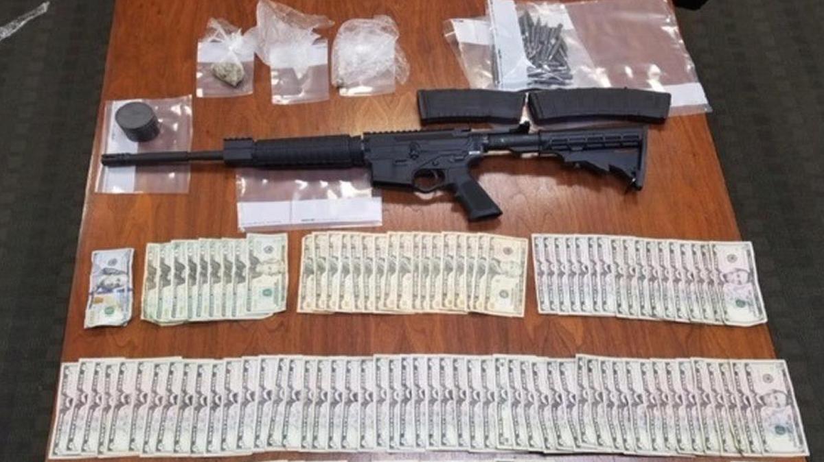 Deputies seized an AR-15, two loaded ammunation magazines, cocaine, marijuana, drug paraphernalia and money when they arrested and charged four Lexington men and a juvenile after a search on EKU’s campus.