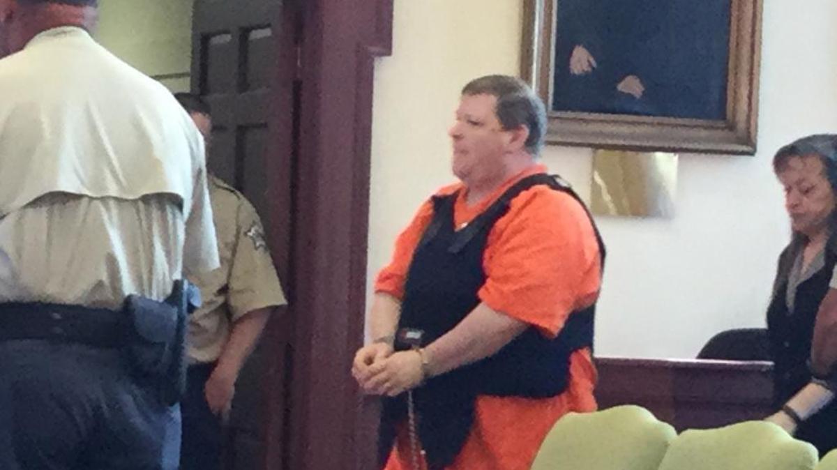 Kenneth Allen Keith in court on Friday, when he pleaded guilty to to three counts of murder. Keith was sentenced to life in prison without the possibility of parole.