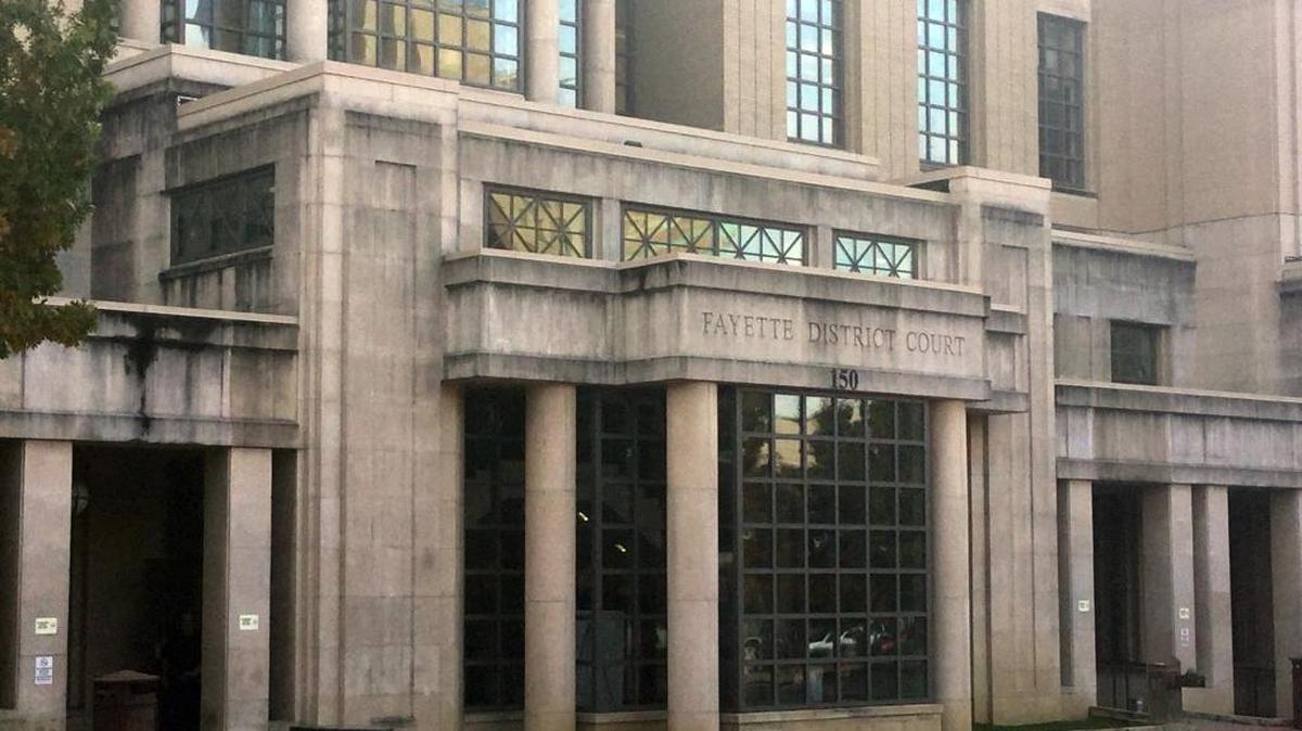 The Fayette County District Courthouse.