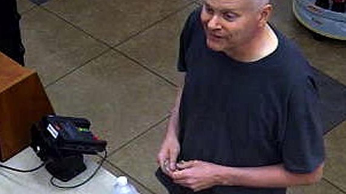 The FBI released this photo on Friday of fugitive lawyer Eric C. Conn at a gas station in New Mexico.