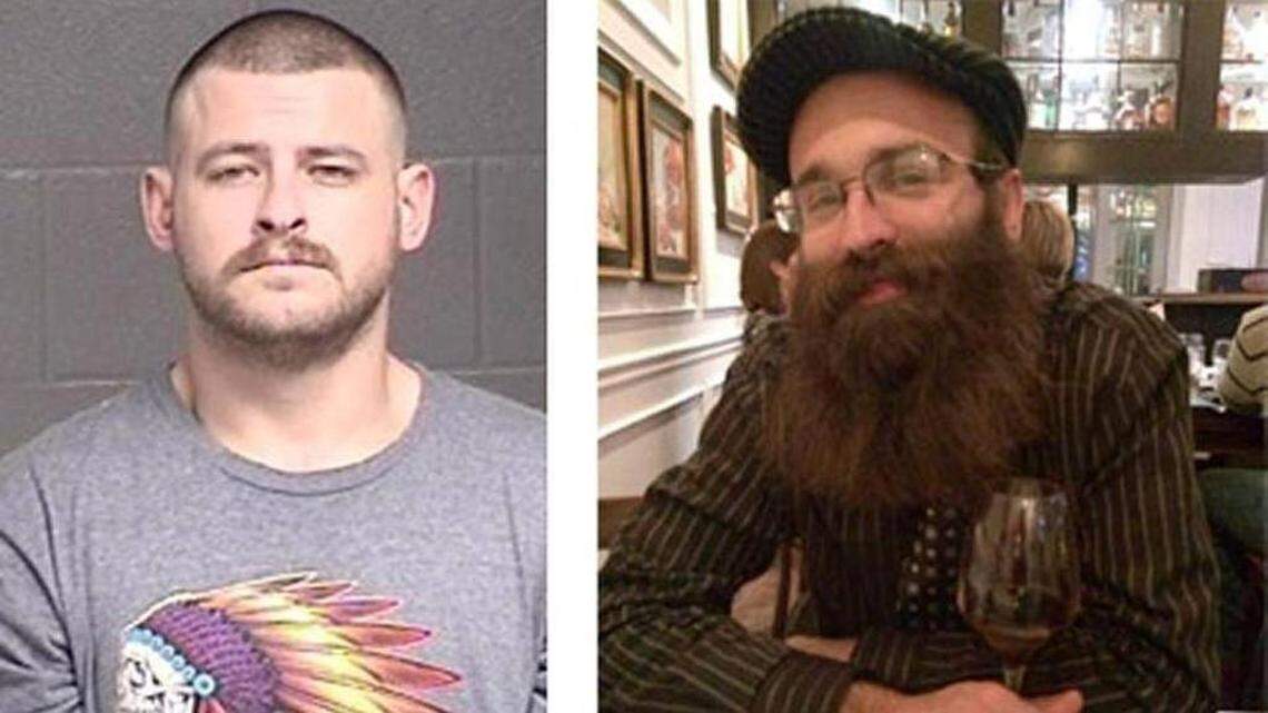 Robert Markham “Mark” Taylor, left, was convicted in the murder of Alex Johnson, right.