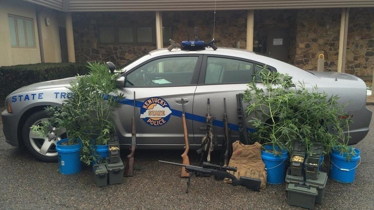 Some of the items seized from the home of Paducah meteorologist Victoria Smoyers, according to Kentucky State Police. A judge subsequently ruled that the evidence couldn’t be used in court, and the charges were dismissed.
