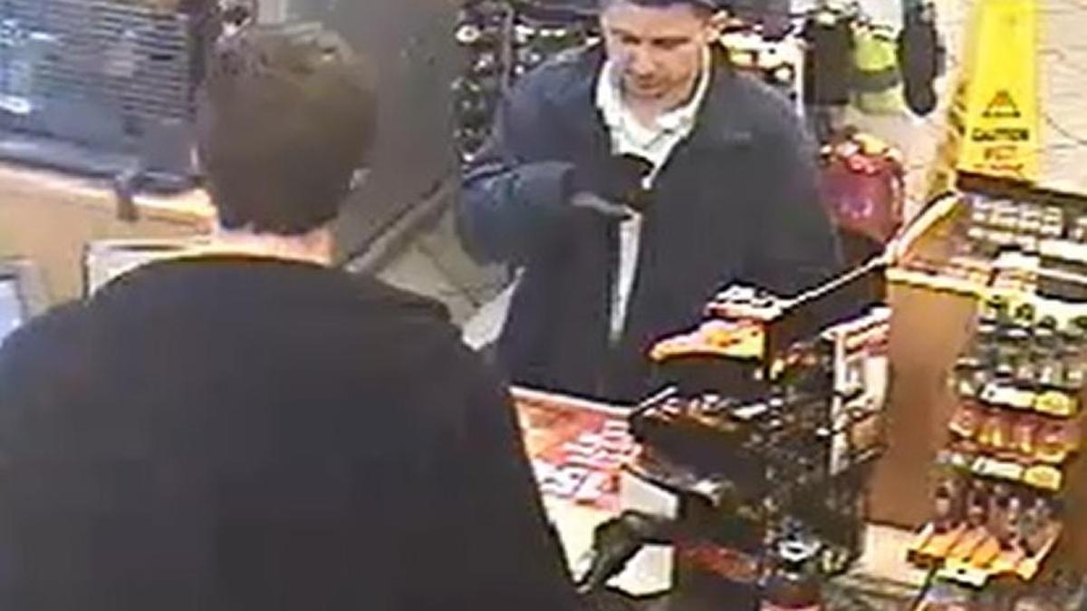 Lexington police say this man stole credit cards out of a car off Red Mile Road and then used them at area businesses.