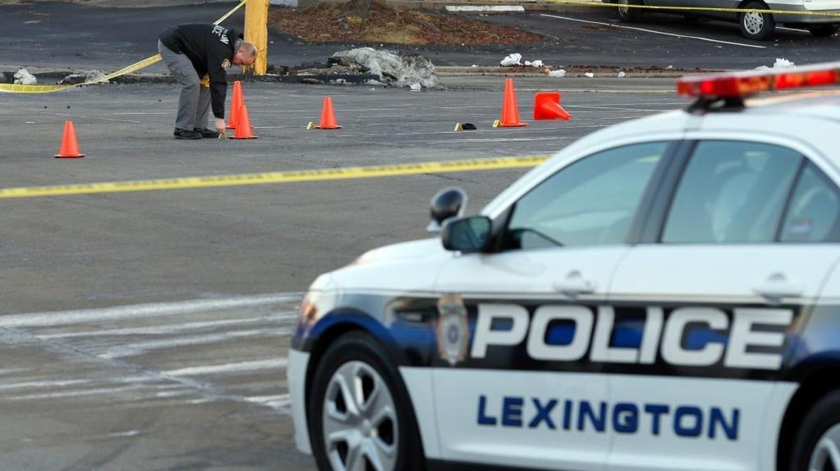 A Lexington Police officer investigated a homicide at Camelot East.