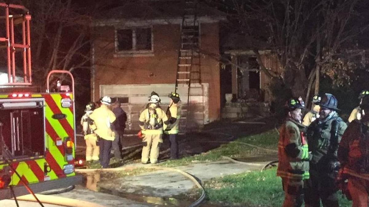 A room in a vacant house on Haskins Drive burned and the home sustained some smoke Thursday night. No one was injured.