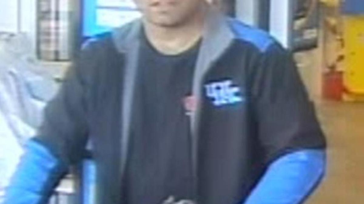 This man stole a Wal-Mart gift card out of a Christmas card, police say.