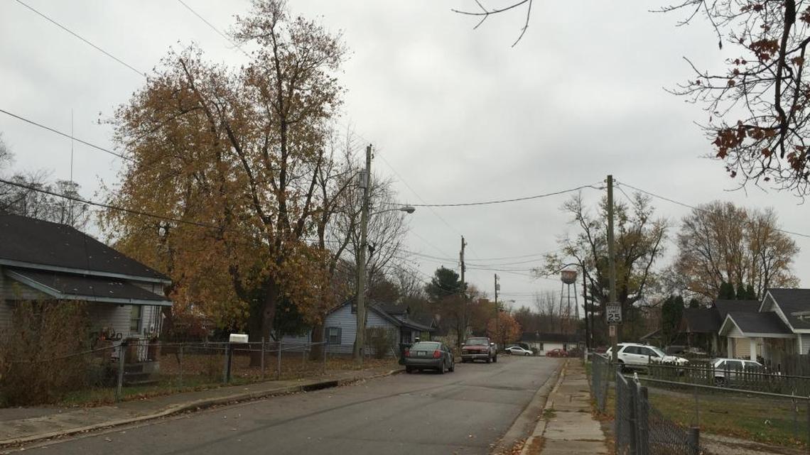 The neighborhood where a juvenile was shot Thanksgiving night on Henton Road. He died later at the hospital, according to police.