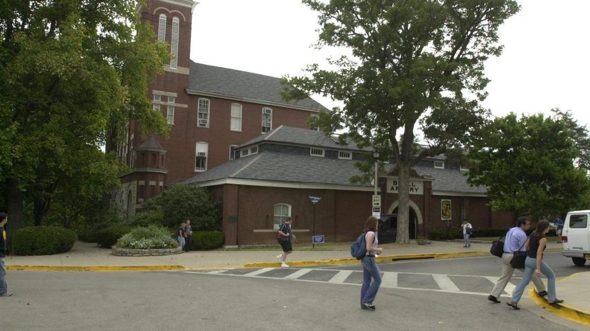The Buell Armory, seen here in September 2002, is located in Barker Hall on the University of Kentucky campus.