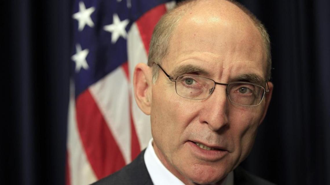 UK President Eli Capilouto was interviewed following a morning news conference held at the State Capitol in Frankfort, Ky., Thursday, January10, 2013.