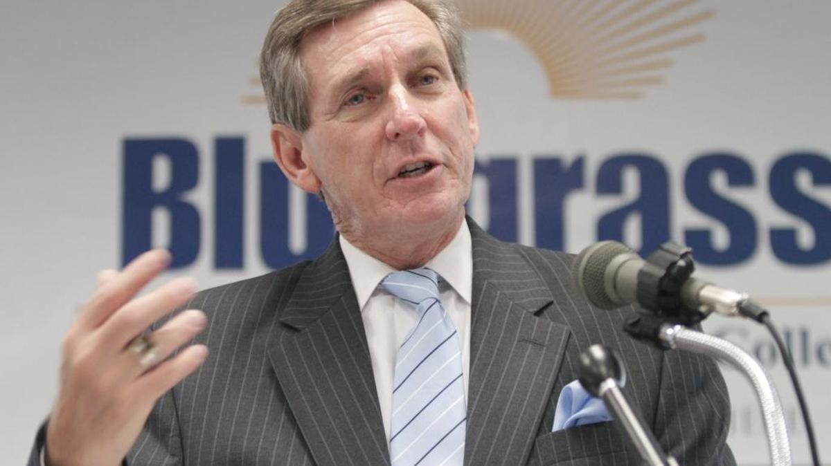 Former Kentucky Community and Technical College system president Michael B. McCall, in 2010.