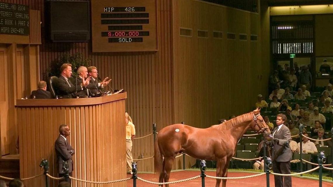 The sales of young horses at Keeneland are not taxed under Kentucky’s tax code.