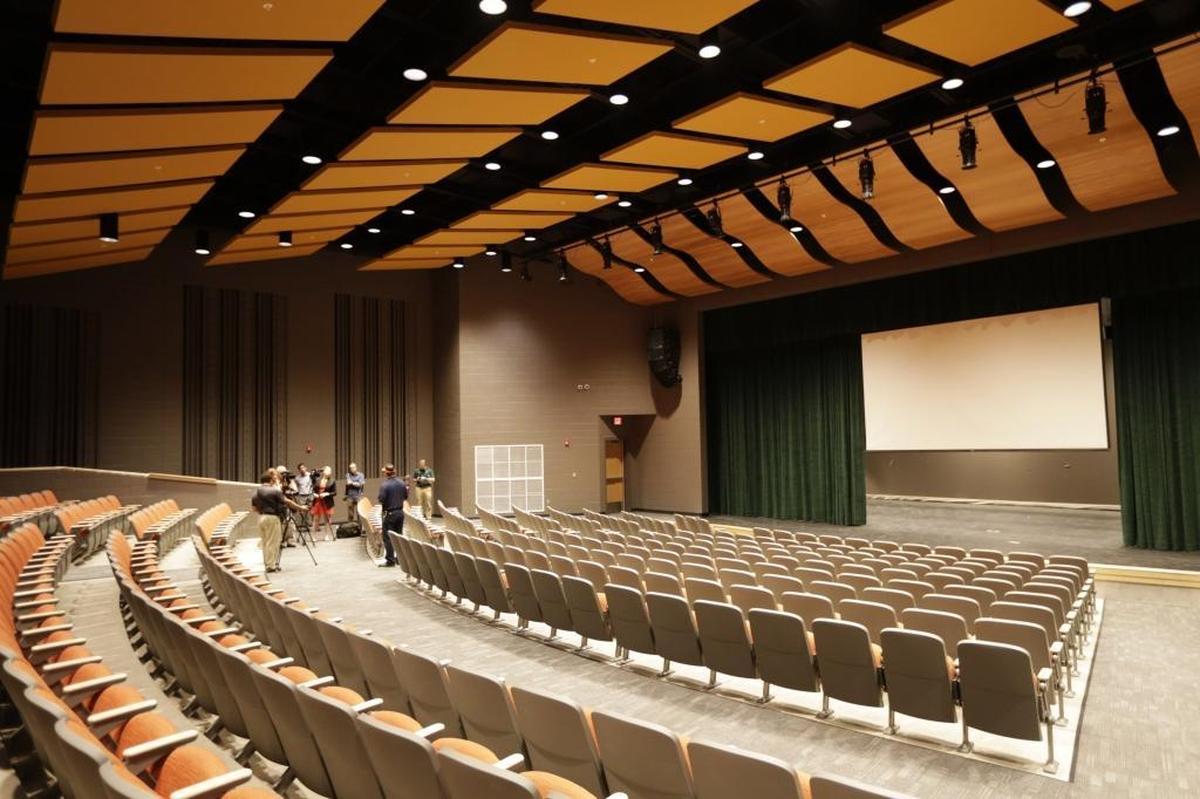 The auditorium at Frederick Douglass High School.
