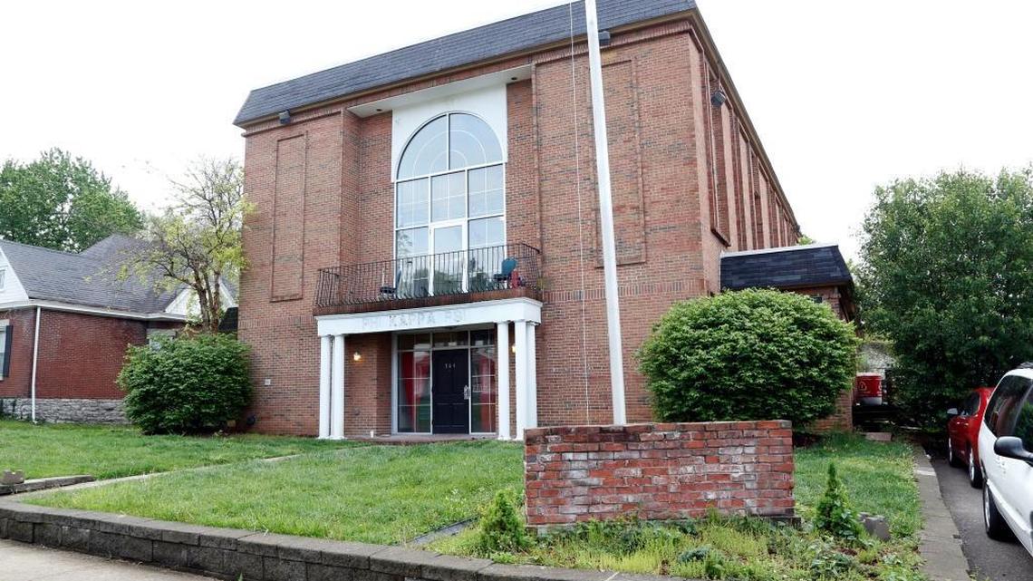 The Phi Kappa Psi fraternity, 364 Aylesford Place in Lexington. The University of Kentucky fraternity was suspended last year for five years because of alcohol and hazing violations that included forcing pledges to drink until they vomited, watch pornography and do calisthenics in pools of vomit.