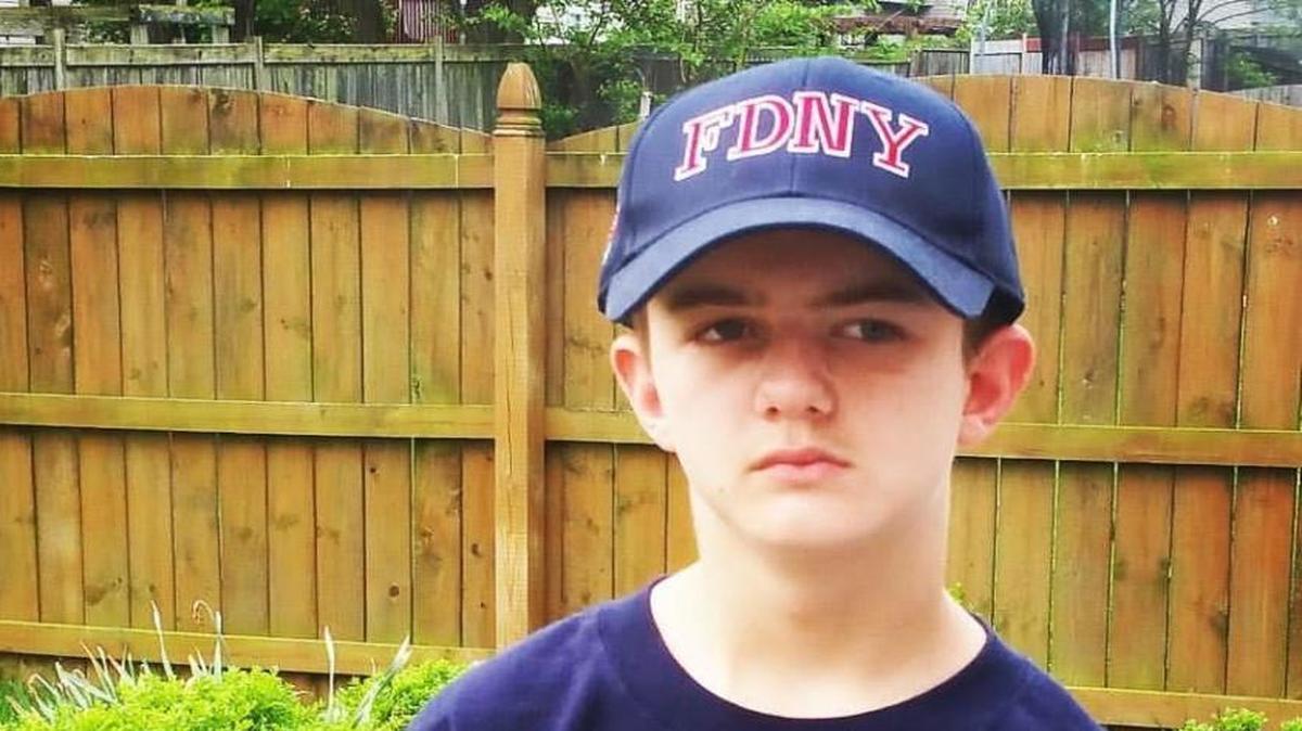 Amanda Biggs told the Herald-Leader that her son Tyler Biggs, 13, has an inoperable brain tumor and is legally blind. He has an awkward gait and falls a lot. She said that Tyler has to have constant adult supervision