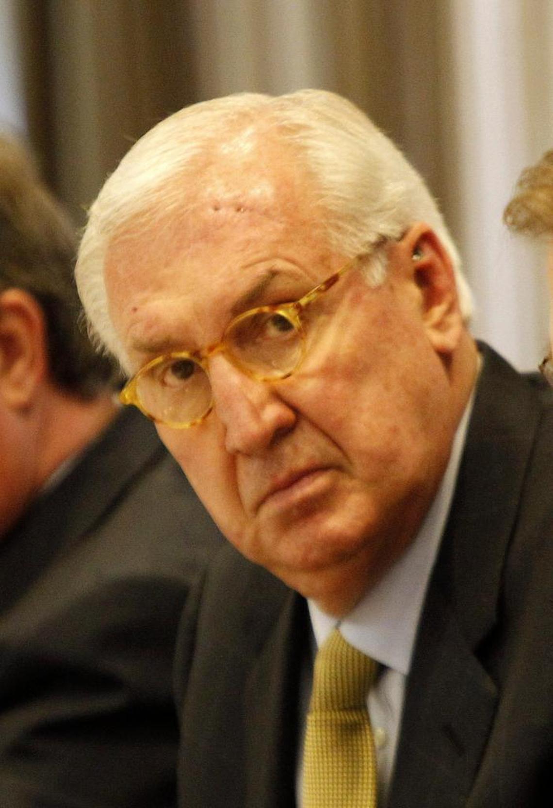 Terry Mobley during a UK Board of Trustees meeting in 2011.