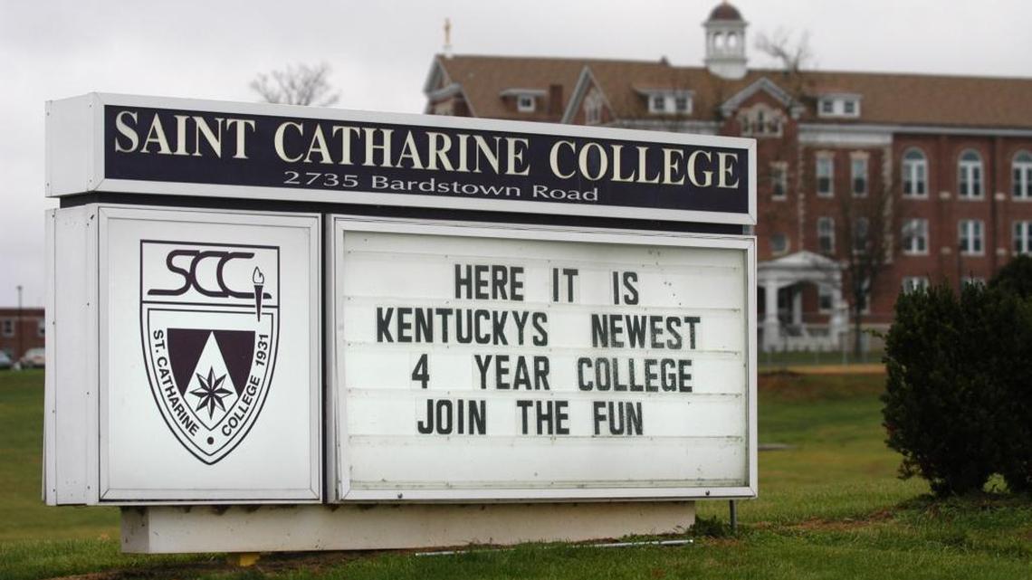 St. Catharine College, shown in December 2003, was proud of being able to offer four-year programs.