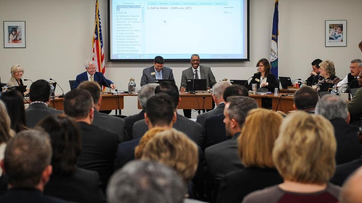 The Kentucky Board of Education on Monday held a day long session on charter schools in front of a standing room only crowd.