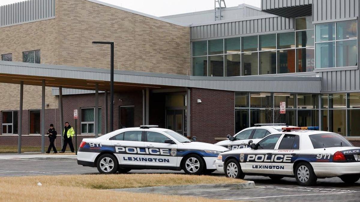 Emergency crews responded to a bomb threat at Frederick Douglass High School Wednesday afternoon.