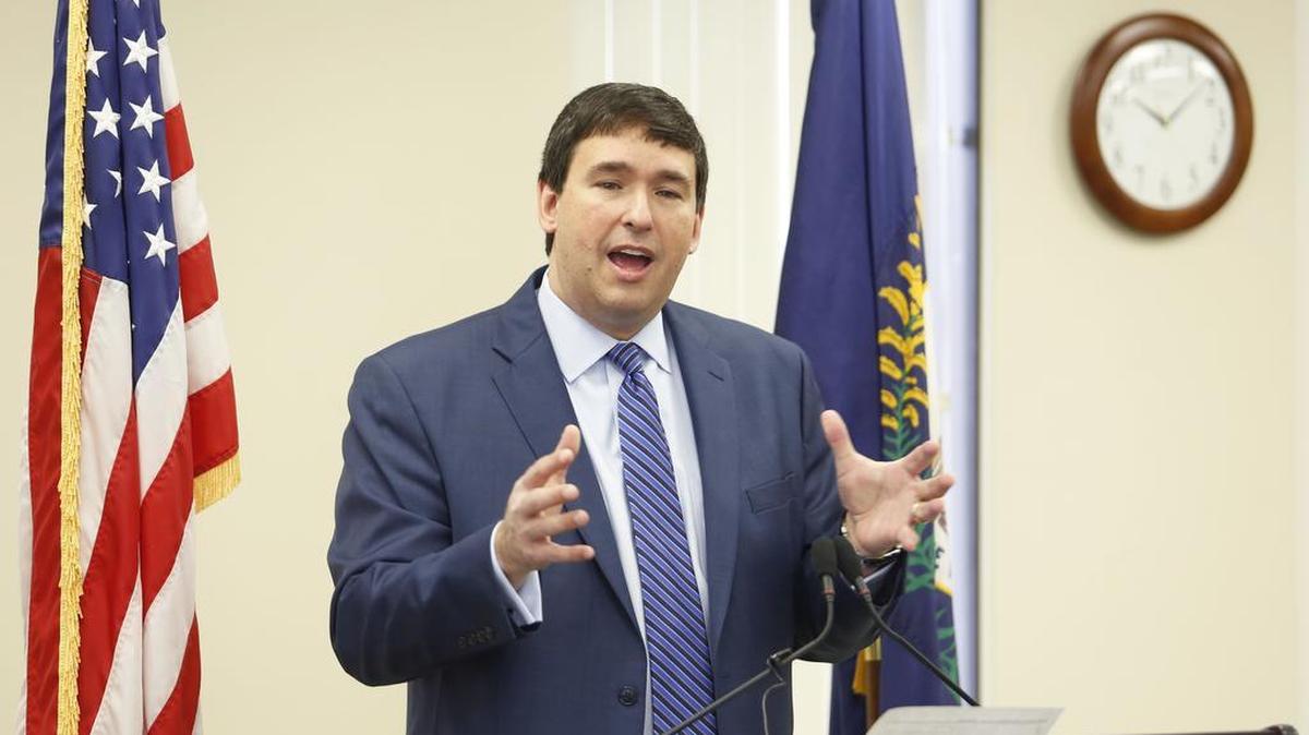 Commissioner of Education Stephen Pruitt, at the State of Education Press Conference in Frankfort Thursday January 21, 2016.