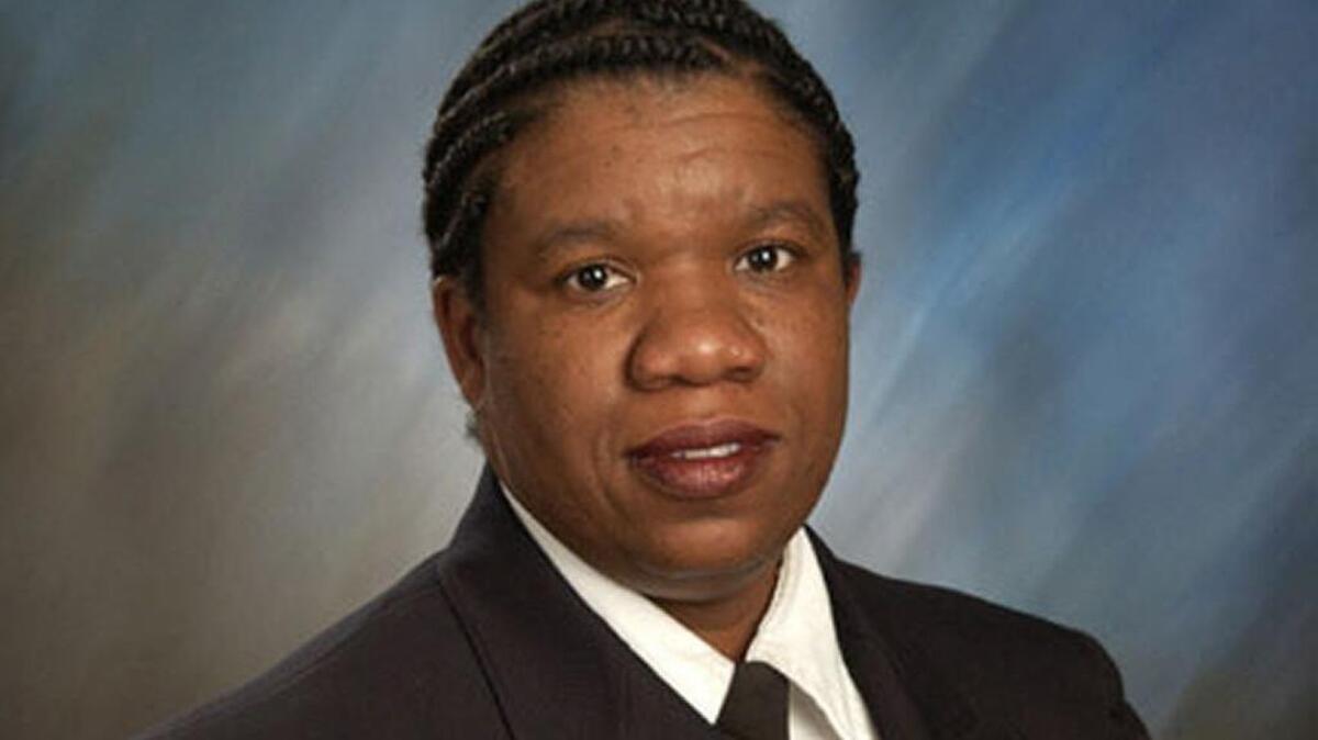 Firefighter Brenda Cowan
