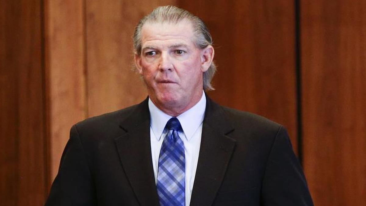 Dr. Paul Kearney at his 2015 tribunal in which his clinical privileges at UK were revoked. This month, Kearney’s colleagues elected him to the UK College of Medicine faculty council.