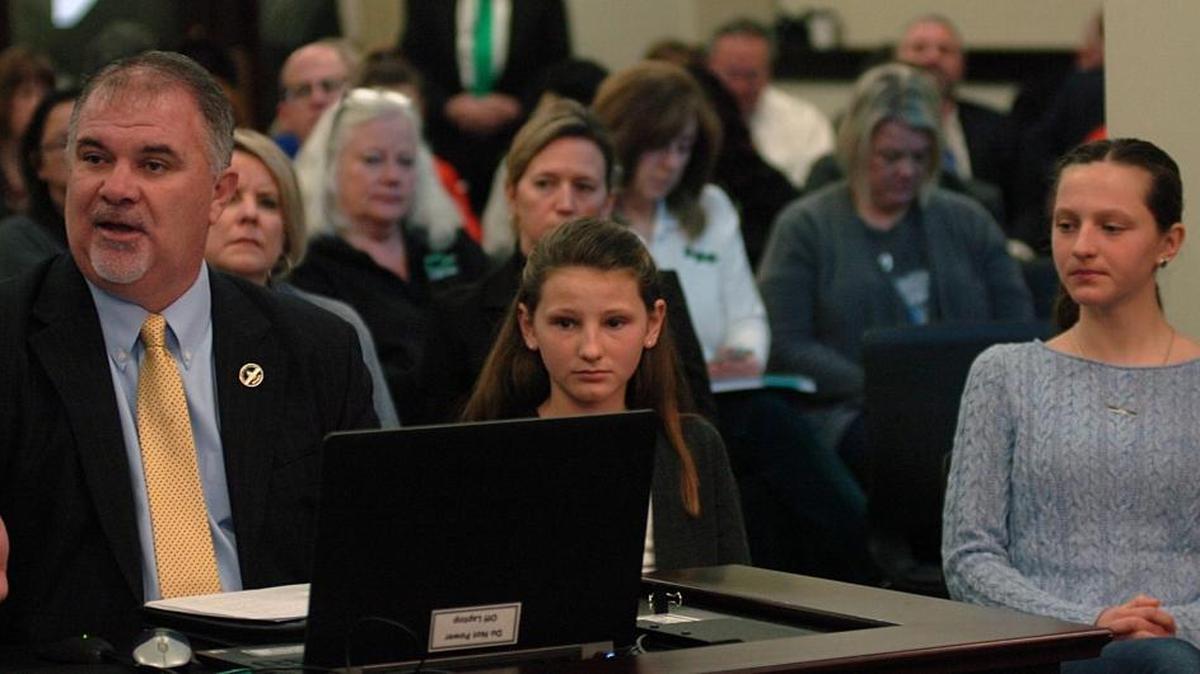 State Rep. John Carney, R-Campbellsville, presented House Bill 290 on Tuesday, which would allow home school sports teams to compete against teams that are members of the Kentucky High School Athletic Association.