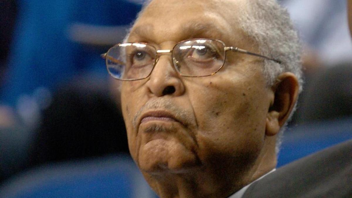 Former Dunbar High basketball coach S.T. Roach at Rupp Arena in 2004.
