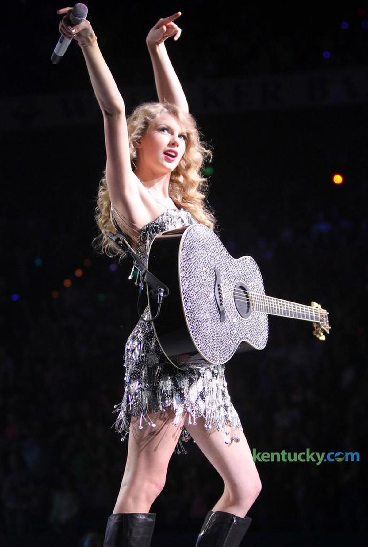 Taylor Swift performed during her Fearless Tour concert at Rupp Arena in Lexington, Ky., Thursday, April 29, 2010.