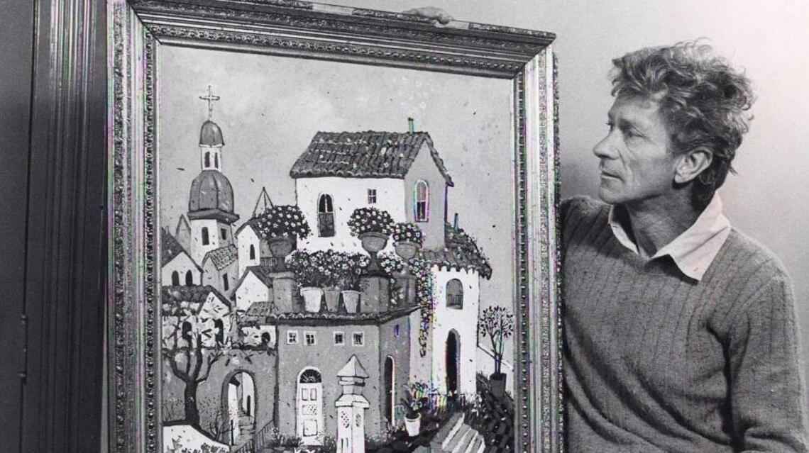 He hobnobbed with celebs, traveled with a pet goat. New book celebrates artist’s life.