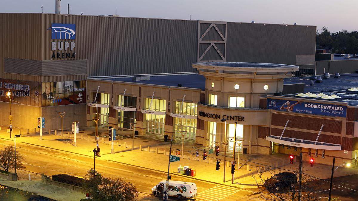 Rupp Arena on West High Street near South Broadway in Lexington, Ky., Friday, October, 14, 2011. Rupp Arena opened in 1976. Charles Bertram | Staff